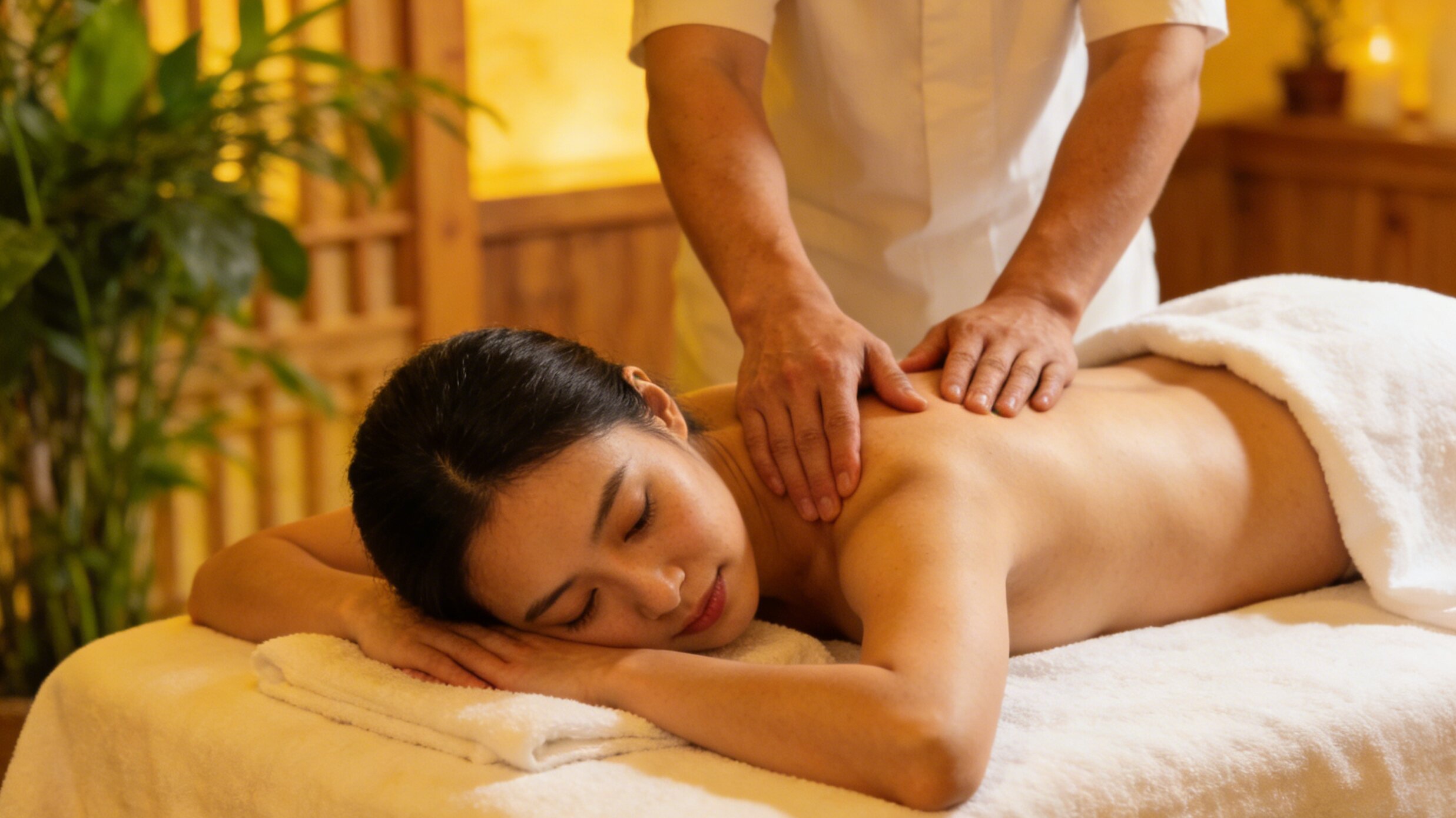 Professional massage studio in Guangzhou with luxury wellness environment